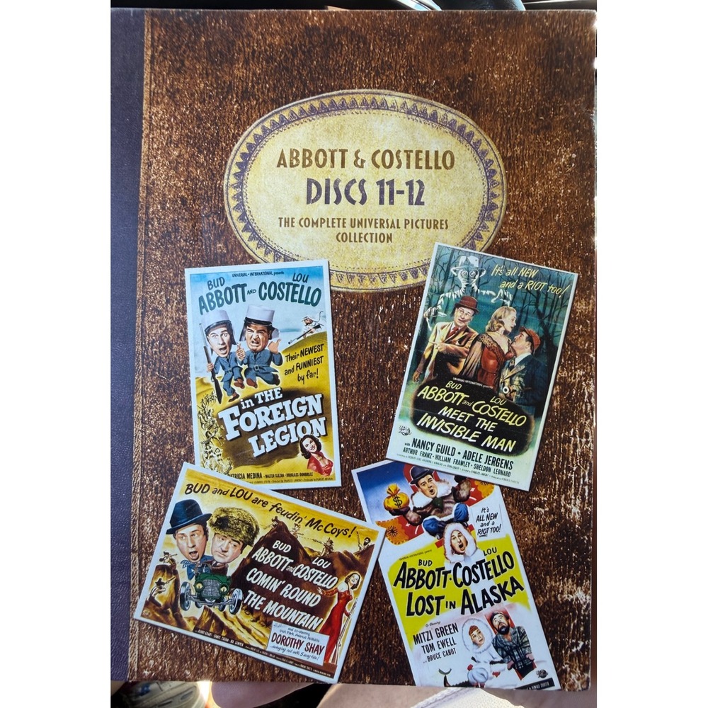 Abbott and Costello Discs 11-12 Collection DVD Set